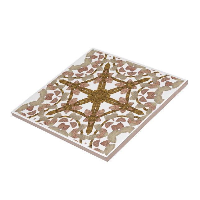 Kaleidoscope wood - Wood kaleidoscope Tile (Side)