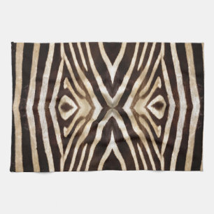 Kaleidoscope Zebra Fur Pattern Tea Towel