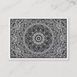 Kaleidoscopic 01 (Gold Card) Business Card