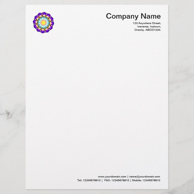 Kaleidoscopic 070714(1) customised letterhead (Front)
