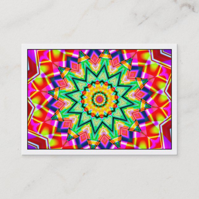 Kaleidoscopic 10 business card (Front)