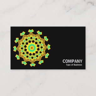 Kaleidoscopic 110714(02) - Black Business Card