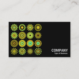Kaleidoscopic 110714 - 16 Mandalas Business Card