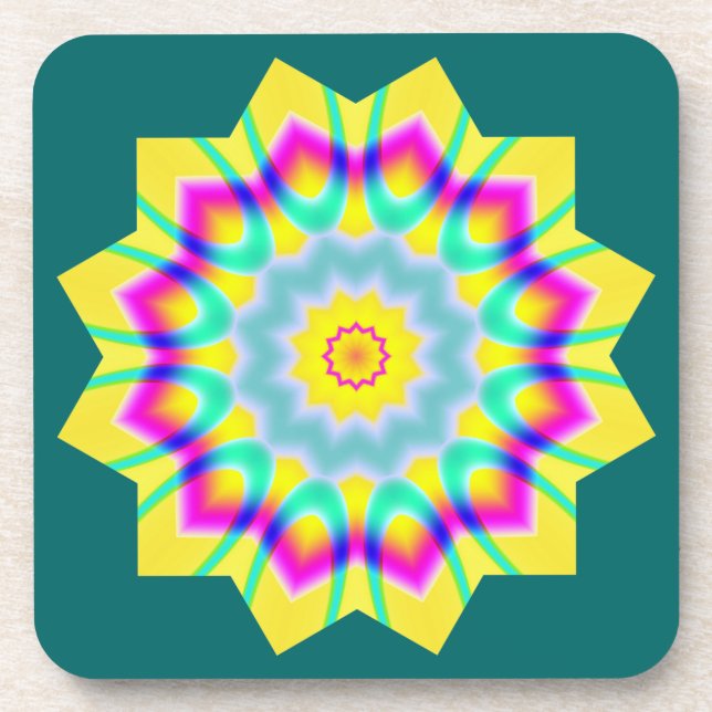 Kaleidoscopic 260614(1) coaster (Front)