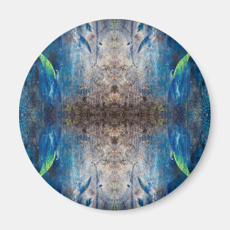 Kaleidoscopic abstract colorful bohemien mandala magnet