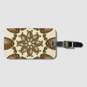 kaleidoscopic luggage tag
