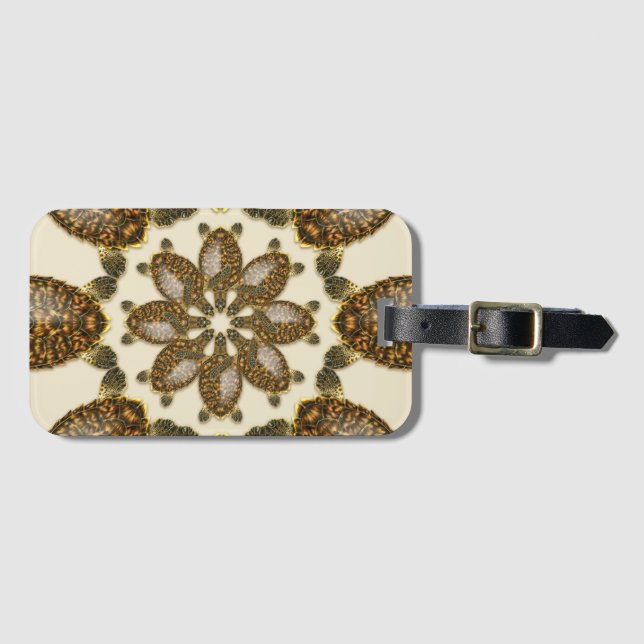 kaleidoscopic luggage tag (Front Horizontal)