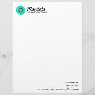 Kaleidoscopic Mandala 021 Personalised Letterhead