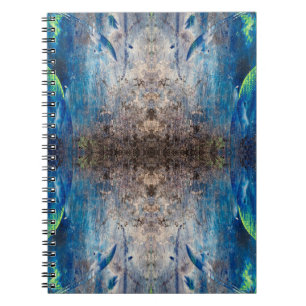 Kaleidoskopisch abstrakt bunt bohemien mandala notebook
