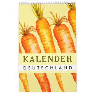 Kalender Deutschland mit Feiertagen   Germany 2026 Calendar