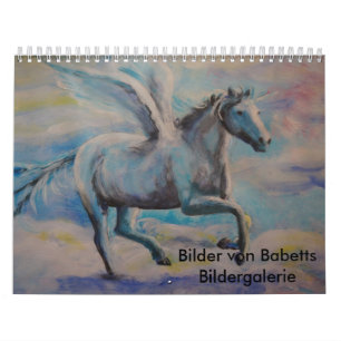 Kalender mit gemalten Bildern Calendar