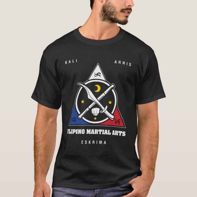 Kali Arnis Filipino Martial Arts Culture T-Shirt (Front)