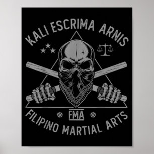 Kali Escrima Arnis FMA Filipino Martial Arts Poster