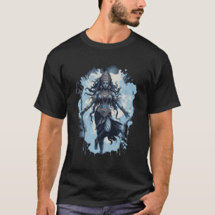 Kali Goddess Of Death Time And Doomsday Hindu Yoga T-Shirt