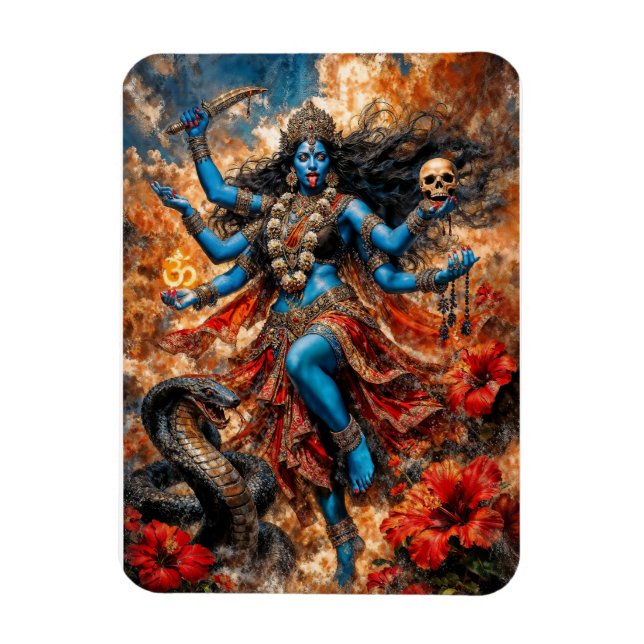 Kali Ma Fantasy Illustration Magnet (Vertical)