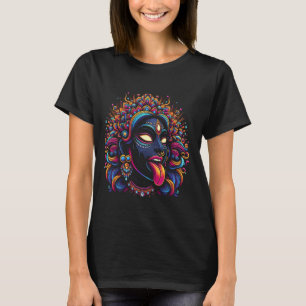 Kali Ma Hindu Goddess Of Death Hindu Mother Fierce T-Shirt