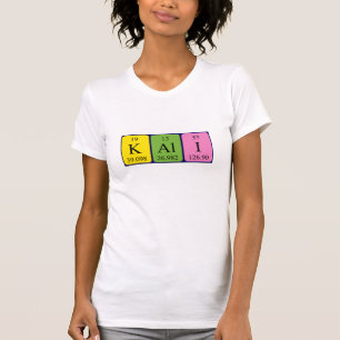 Kali periodic table name shirt