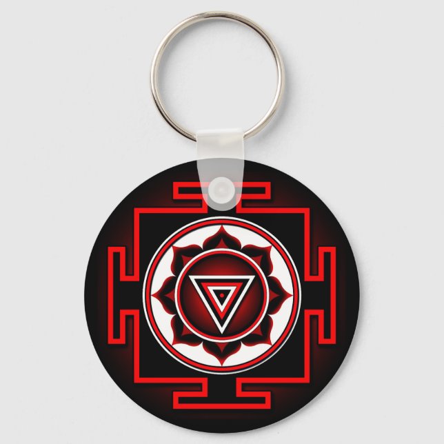 Kali Yantra Key Ring (Front)