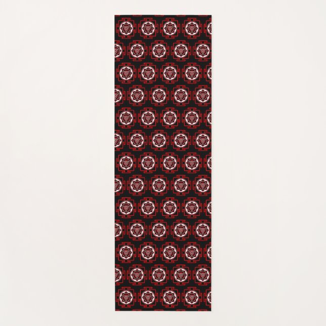Kali Yantra Yoga Mat (Front)
