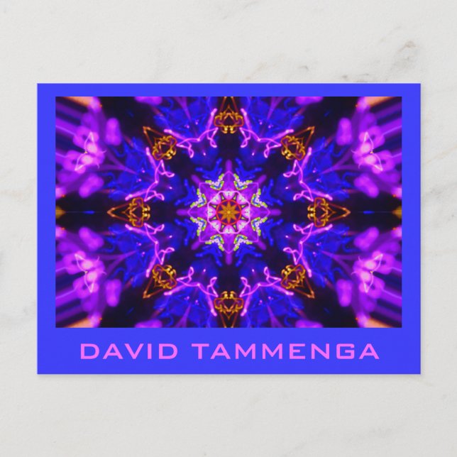 KaliBluePink  DAVID TAMMENGA Postcard (Front)