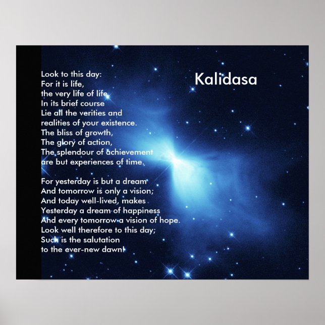 Kalidasa Poem Poster (Front)