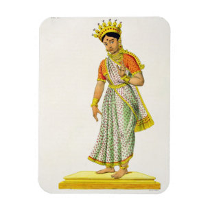 Kalika wife of Varuna, engraved by C. de Motte (17 Magnet