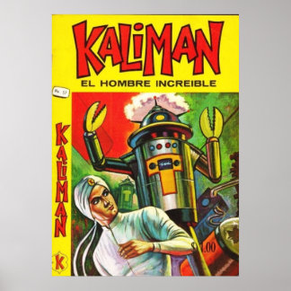 KALIMAN VS ROBOT POSTER