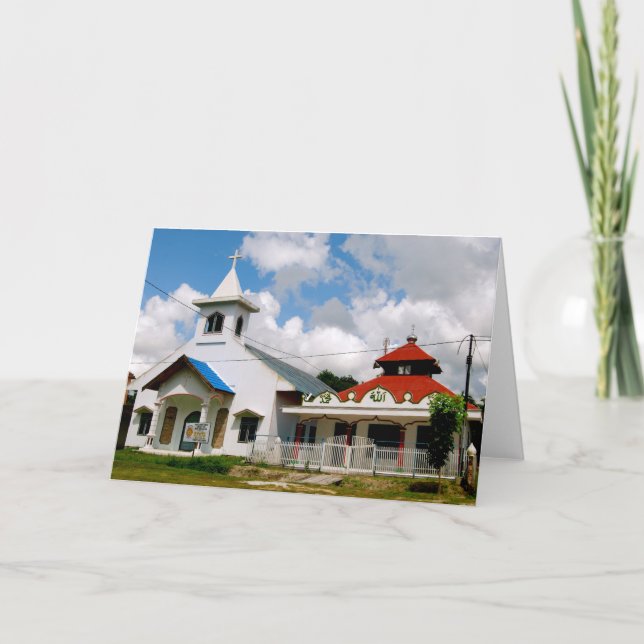 Kalimantan Indonesia Borneo Holiday Card (Front)