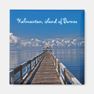 Kalimantan Indonesia island of Borneo Magnet