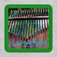 Kalimba iron on patch