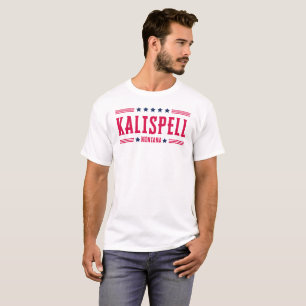 KALISPELL MONTANA Stars & Stripes T-Shirt