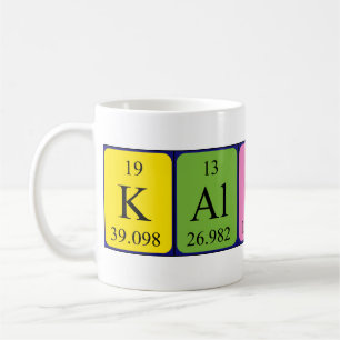 Kalista periodic table name mug