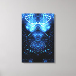 Kaliverse Electric Energy Fractal Art Canvas Print