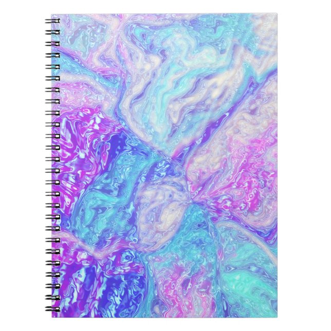 Kaliverse Fluid Fractal #01 Notebook (Front)