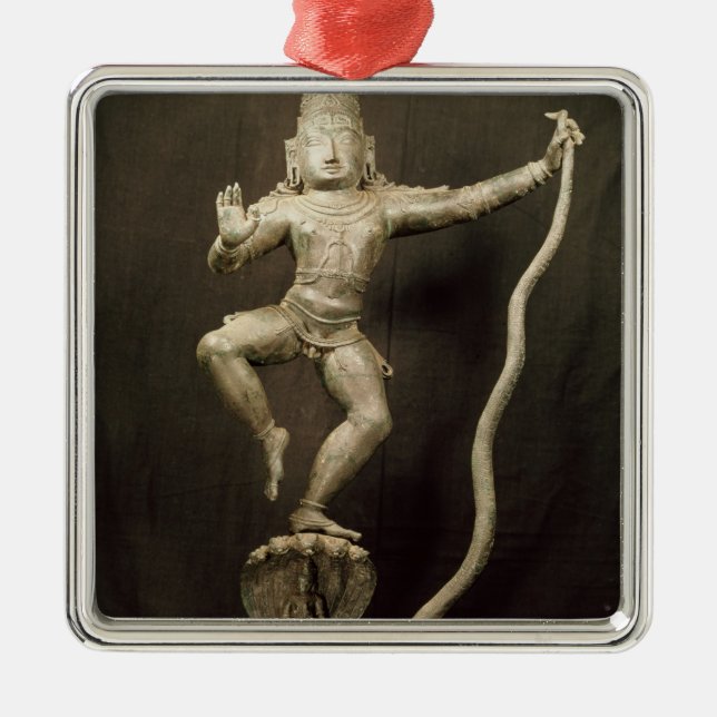 Kaliya Krishna Metal Tree Decoration (Front)