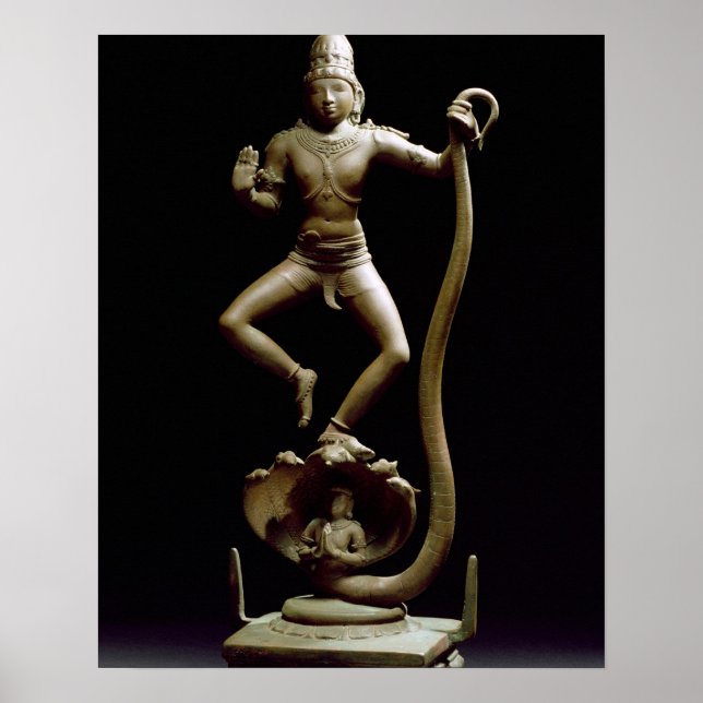 Kaliyakrishna, Chola, Tamil Nadu (bronze) Poster (Front)