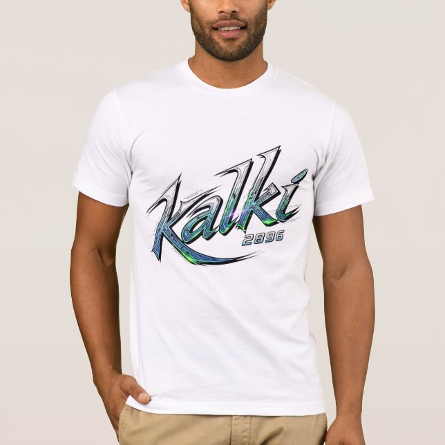 Kalki 2896 Futuristic T-Shirt Design  (Front)