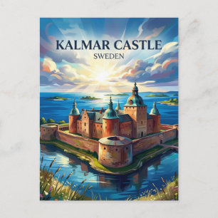Kalmar Castle Sweden Postcard