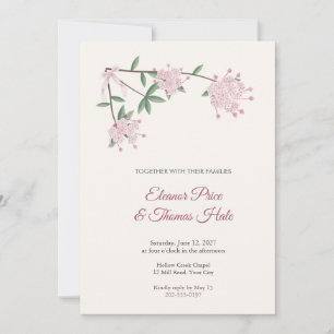 Kalmia Blossom Wedding Invitation