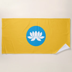 Kalmykia Flag Beach Towel