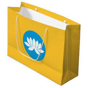Kalmykia Flag Large Gift Bag