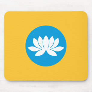 Kalmykia Flag Mouse Pad
