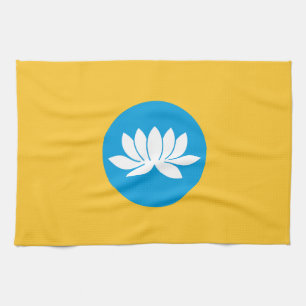 Kalmykia Flag Tea Towel