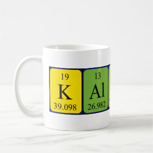 Kalvin periodic table name mug