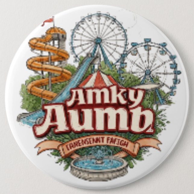 Kalyan Amusement Park Water Wave Buttons (Front)