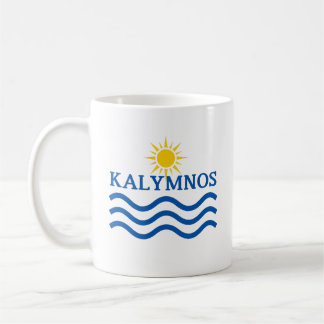 KALYMNOS Greece, Sun Waves Coffee Mug