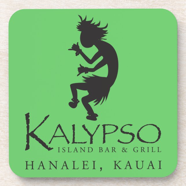 Kalypso Kane Logo in Black Coaster (Front)