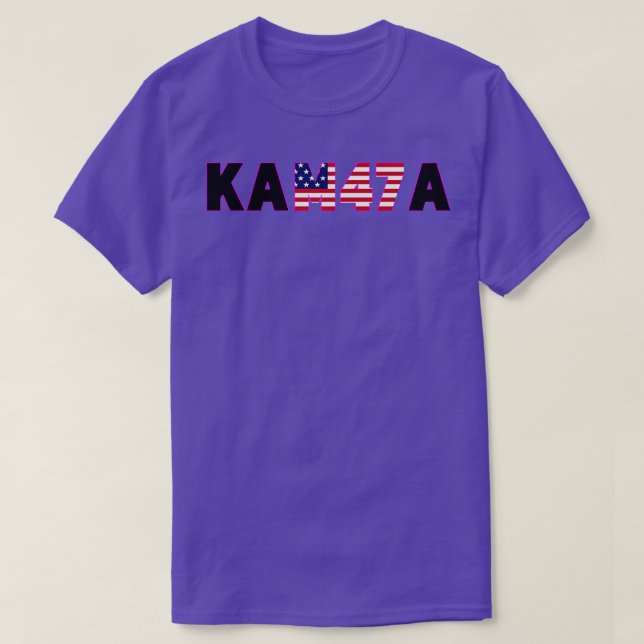KAM47A Pink Patriotic Front TShirt (Design Front)