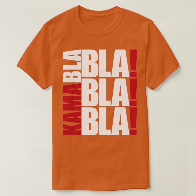 Kamabla  Blah Blah Blah Election 2024 T-Shirt (Design Front)