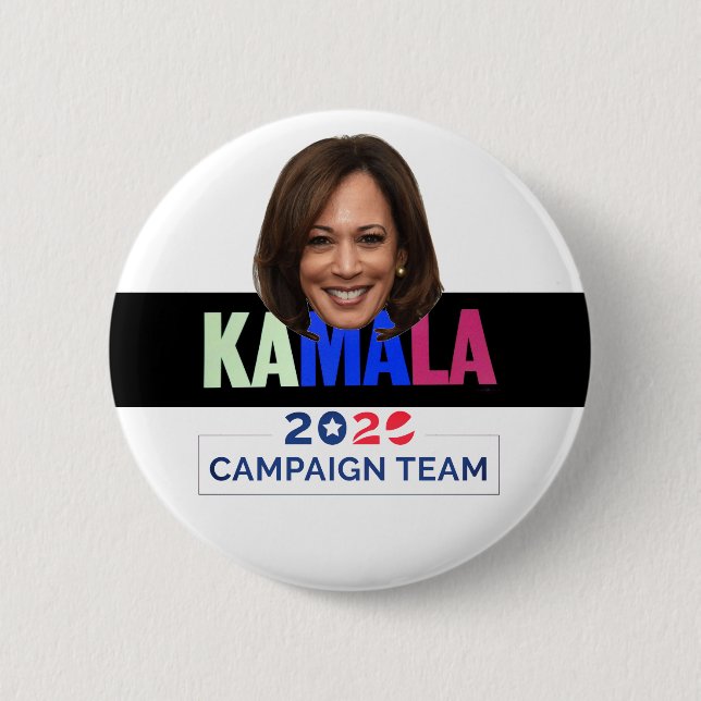 Kamala 2020 Campaign Team 6 Cm Round Badge (Front)